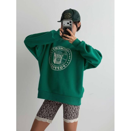 LY913 韓國my call爆米花刷毛上衣