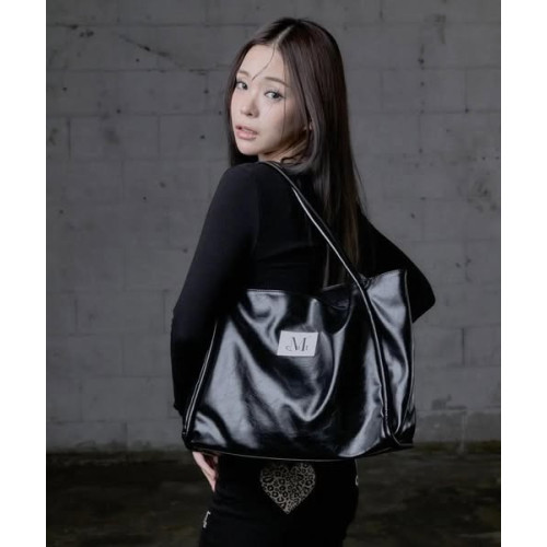 LY1421 韓國KKOBA Mucent GRIEK LEATHER SHOULDER BAG皮革肩背包