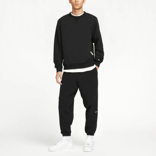 LY914 NIKE DRY FIT 刺繡小勾 小標 抽繩 口袋拉鍊 縮口 運動棉長褲 FZ0225-010 