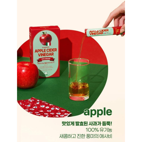 LY1009 韓國Sunmanc義大利莊園級有機蘋果醋15gX14入