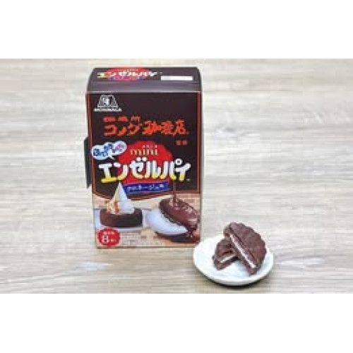 LY1463 日本森永 x Komeda客美多珈琲店 mini巧克力棉花糖夾心餅/8入