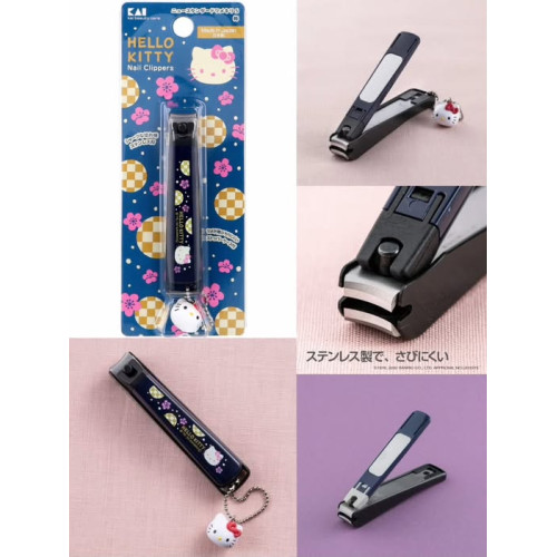 LY1493 日本製 NEW新品KAI貝印 x Hello Kitty限定和風圖樣指甲剪 