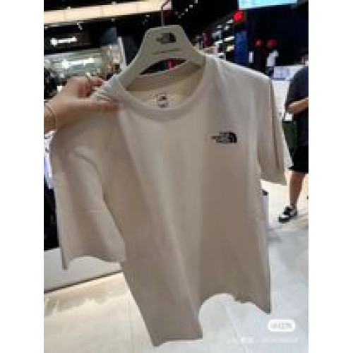 LY235 THE NORTH FACE 北臉基本LOGO 棉質 奶茶色短T