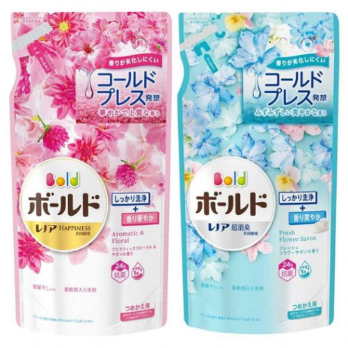 LY321 P&G 全新配方 Bold 二合一香氛柔軟洗衣精補充包475g