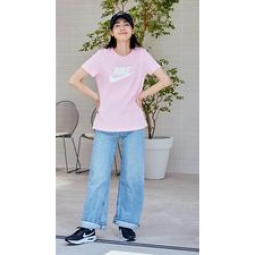 LY601 Nike 女款 經典勾勾logo 粉色短袖上衣 Tee