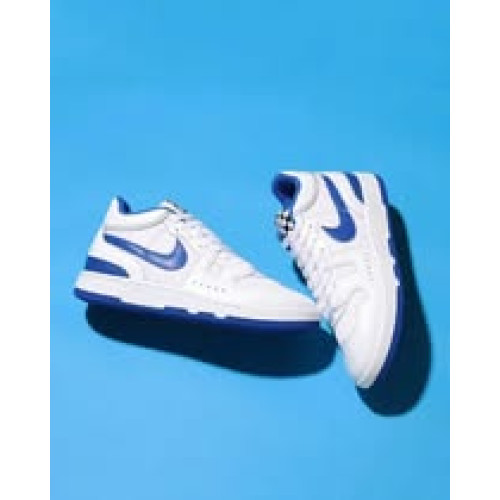 LY809 Nike Attack Game Royal 白 藍 棋盤格 經典 復古網球 休閒鞋 FB1447-100