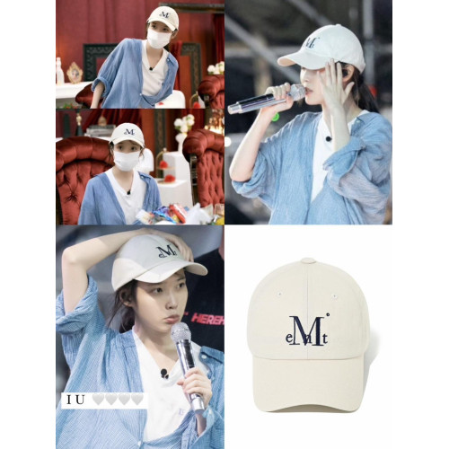 LY987 韓國 IU同款Mucent 經典LOGO棒球帽